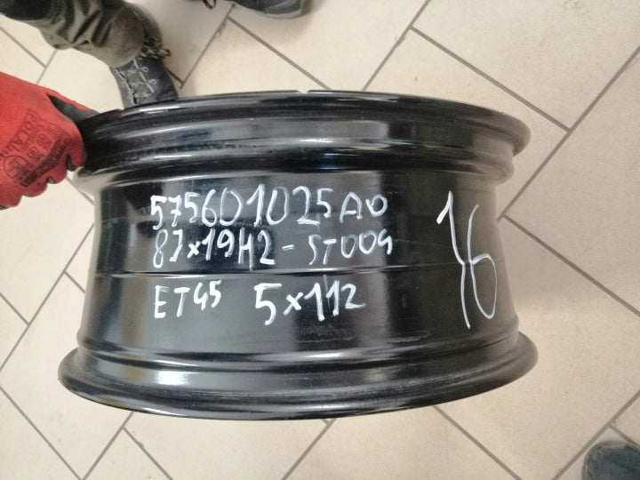 1x Alufelge 19 Zoll 8.0" 5x112 45ET Glanz Schwarz 575601025AQ Seat Ateca FEL4728093230zp