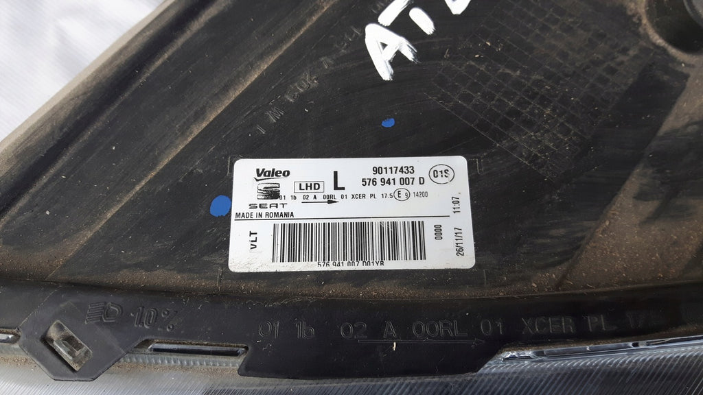 Frontscheinwerfer Seat Ateca 576941007 LED Links Scheinwerfer Headlight