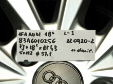 Laden Sie das Bild in den Galerie-Viewer, 1x Alufelge 18 Zoll 7.0" 5x112 43ET Glanz Silber 83A601025 Audi Rim Wheel FEL7658501672hj