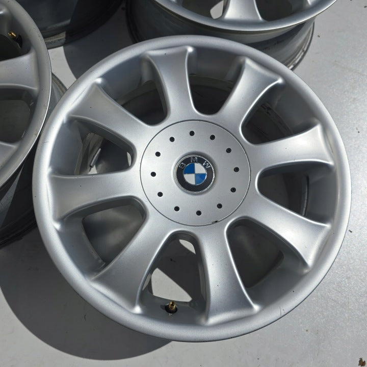 4x Alufelge 16 Zoll 7.0" 5x120 46ET Glanz Silber 1096232 BMW E36 Rim Wheel FEL2785910071gq