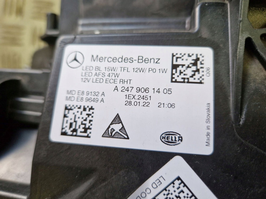 Frontscheinwerfer Mercedes-Benz W247 A2479061405 LED Rechts Headlight SCH4666140716ht