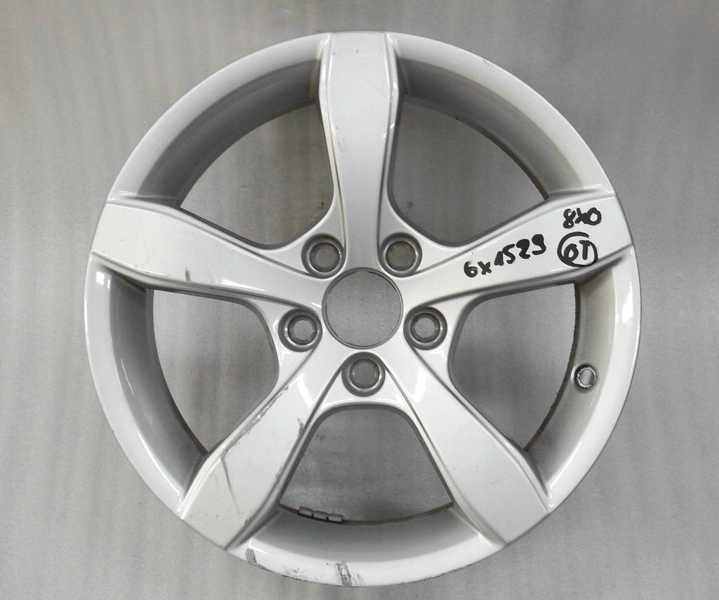 1x Alufelge 15 Zoll 6.0" 5x100 29ET Glanz Silber 8X0071495 Audi A1 Rim Wheel