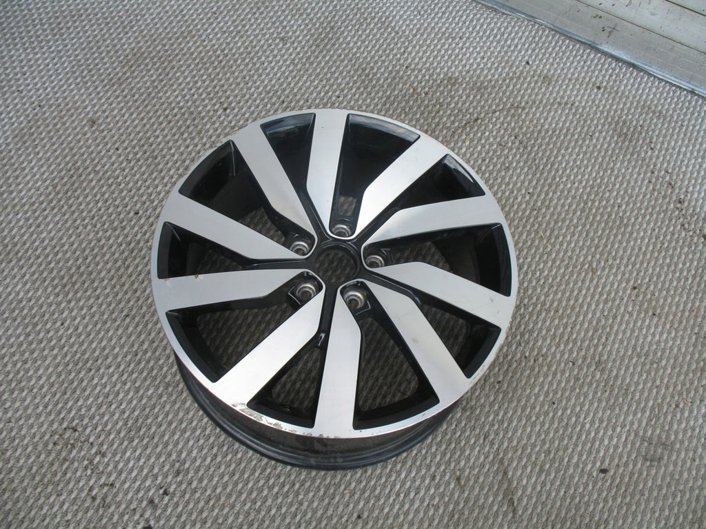 1x Alufelge 18 Zoll 7.5" 5x112 51ET Glanz Schwarz 5G0601025AL VW Golf Vii FEL9005511626ai