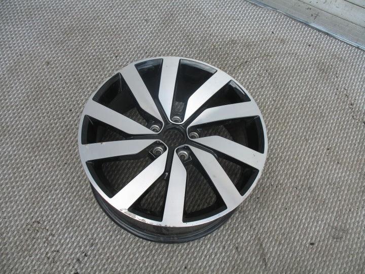 1x Alufelge 18 Zoll 7.5" 5x112 51ET Glanz Schwarz 5G0601025AL VW Golf Vii FEL9005511626ai