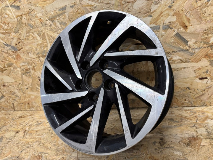 1x Alufelge 16 Zoll 6.5" 5x112 48ET Glanz Schwarz 5G0601025DM VW Golf Vii FEL6953089518ex