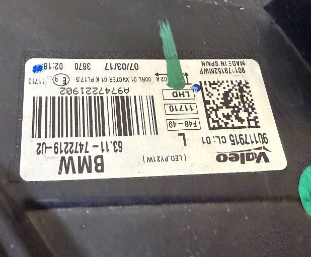 Frontscheinwerfer BMW X1 F48 7472219 Full LED Ein Stück (Rechts oder Links) SCH1496117708cg