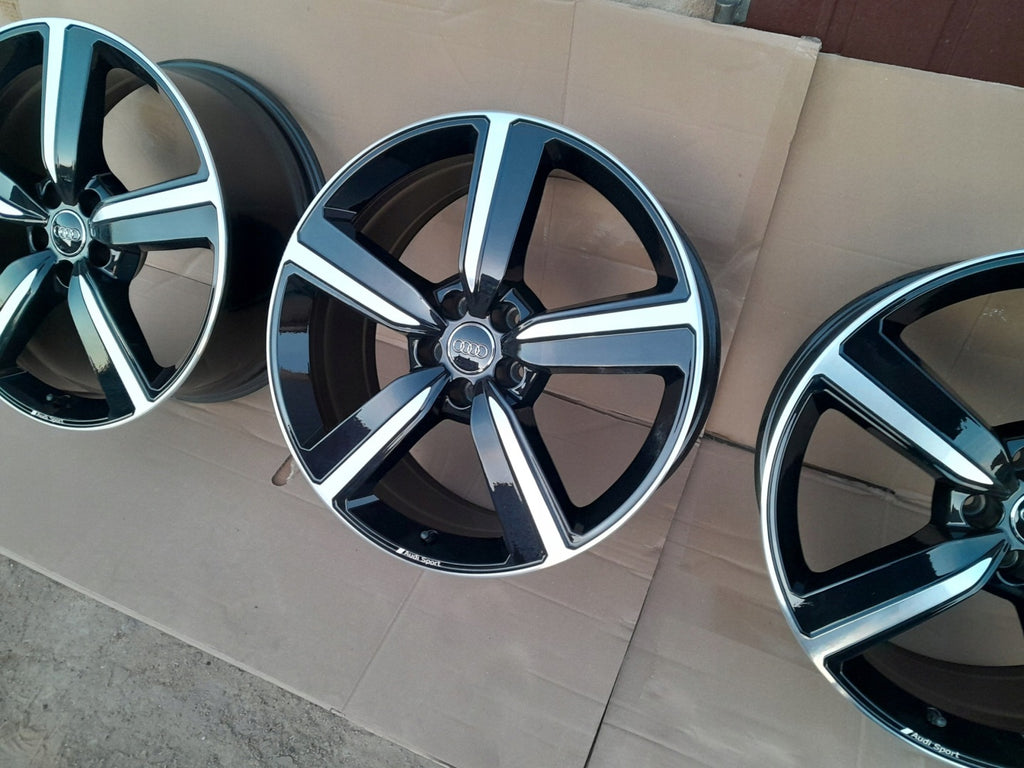 4x Alufelge 20 Zoll 9.0" 5x112 38ET Glanz Silber 4KE601025S Audi A6 Rim Wheel FEL6712752557qk