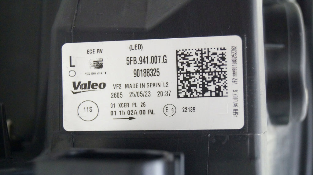 Frontscheinwerfer Cupra Formentor Tarraco 5FB94100789 LED Links Headlight SCH1025817852wj