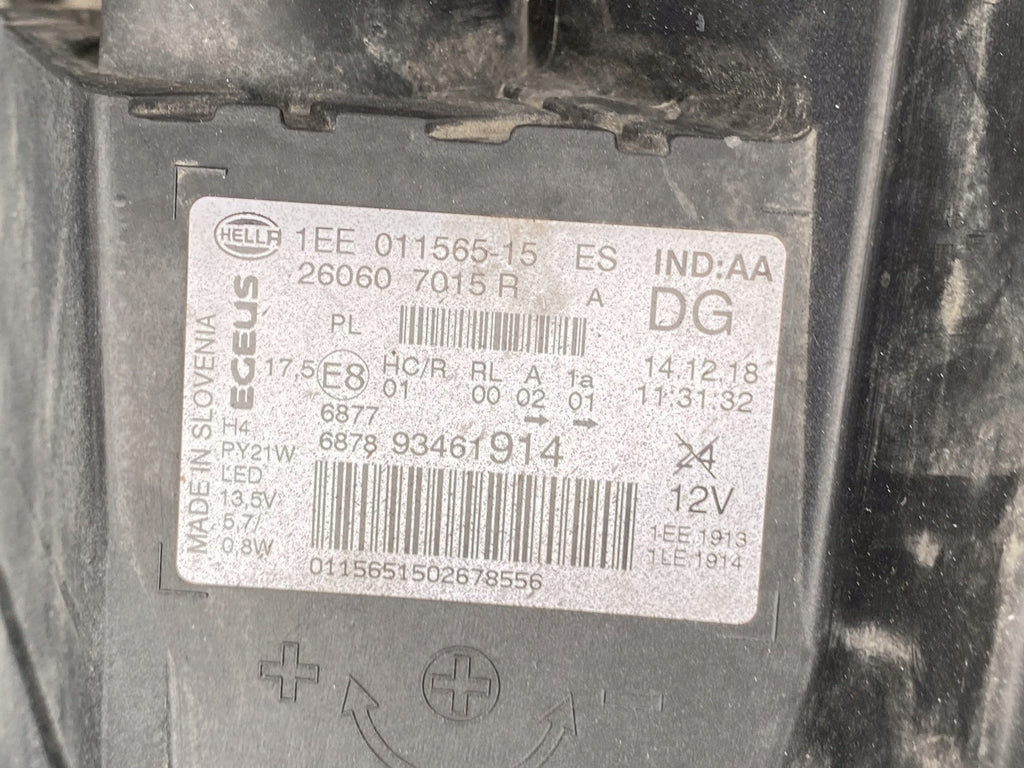 Frontscheinwerfer Opel Vivaro Trafic 93461914 Links Scheinwerfer Headlight