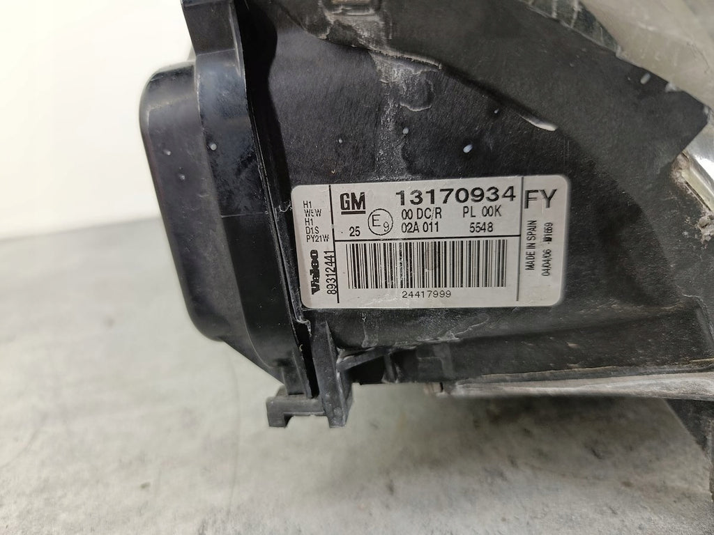 Frontscheinwerfer Opel Signum 13170934 89312441 Rechts Scheinwerfer Headlight SCH2507971997xz
