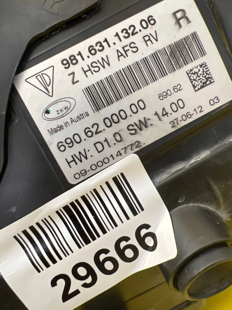 Frontscheinwerfer Porsche Boxster Cayman 981 98163113206 Xenon Rechts Headlight SCH9418283903rs