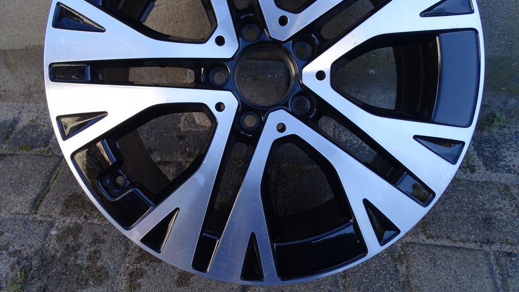 1x Alufelge 18 Zoll 7.5" 5x112 53ET Glanz Schwarz A2474015000 Mercedes-Benz W247 FEL8633631560tm