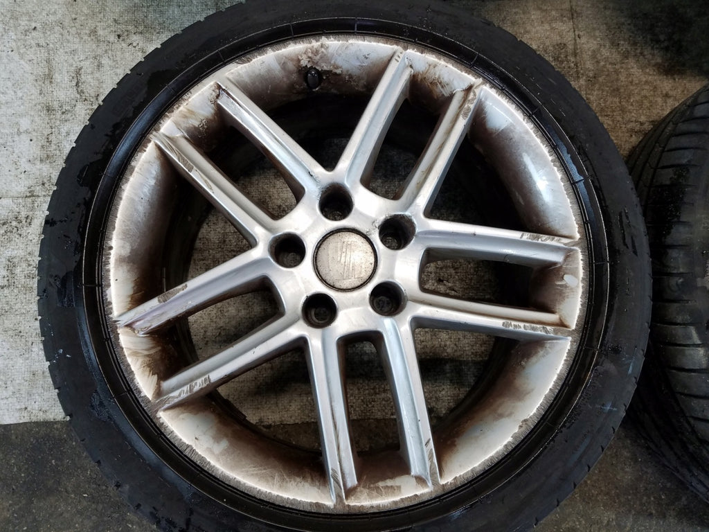 4x Alufelge 17 Zoll 7.5" 5x112 42ET Glanz Silber 3R0601025A Seat Exeo Rim Wheel FEL8182053907kl