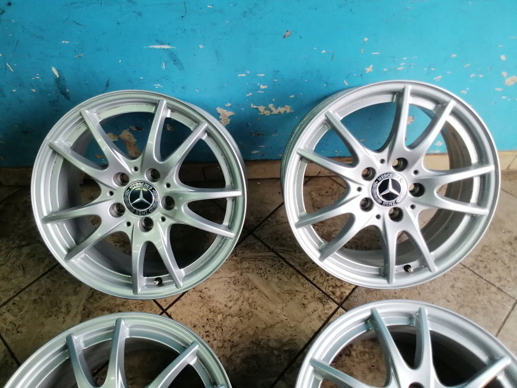 4x Alufelge 16 Zoll 6.5" 5x112 49ET A2464011302 Mercedes-Benz Rim Wheel FEL7214370228lo