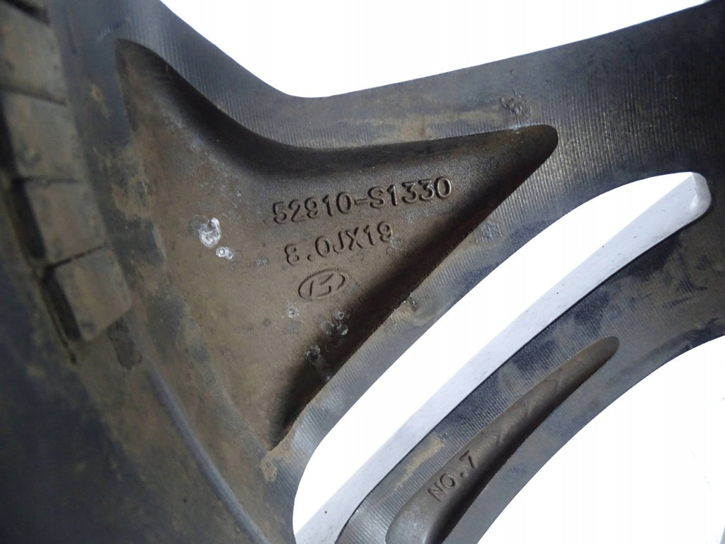 1x Alufelge 19 Zoll 8.0" 5x114.3 27ET 52910-S1330 Hyundai Santa I Rim Wheel FEL6544894933fq