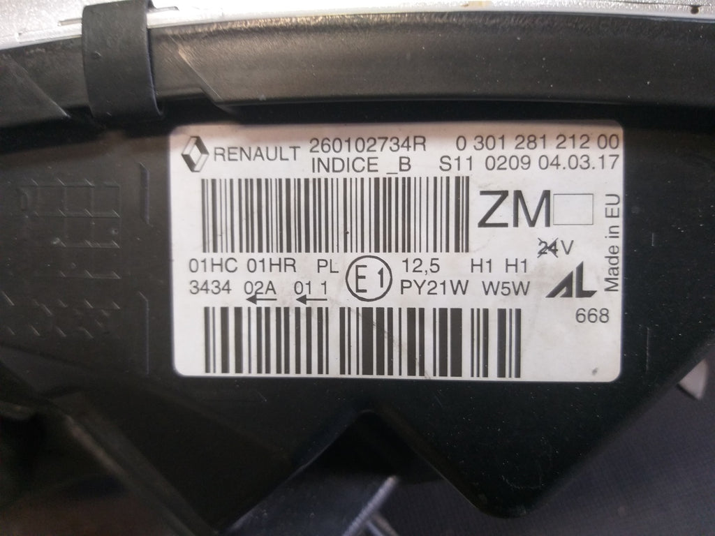 Frontscheinwerfer Renault Captur 260102734R LED Rechts Scheinwerfer Headlight SCH6211200035te