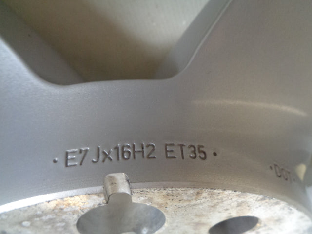 4x Alufelge 16 Zoll 7.0" 5x112 35ET Glanz Silber 8W0601025 Audi A4 B9 Rim Wheel FEL3475108821gt