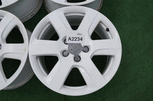 Laden Sie das Bild in den Galerie-Viewer, 4x Alufelge 17 Zoll 8.0" 5x112 39ET Matt Weiß 4G0601025BK Audi A6 C7 Rim Wheel FEL1395292178ps