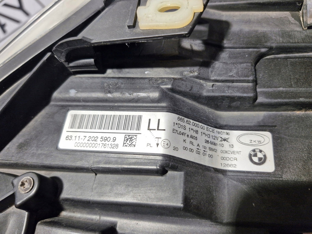 Frontscheinwerfer BMW E91 E90 7202590 Xenon Rechts Scheinwerfer Headlight SCH4770571165sc