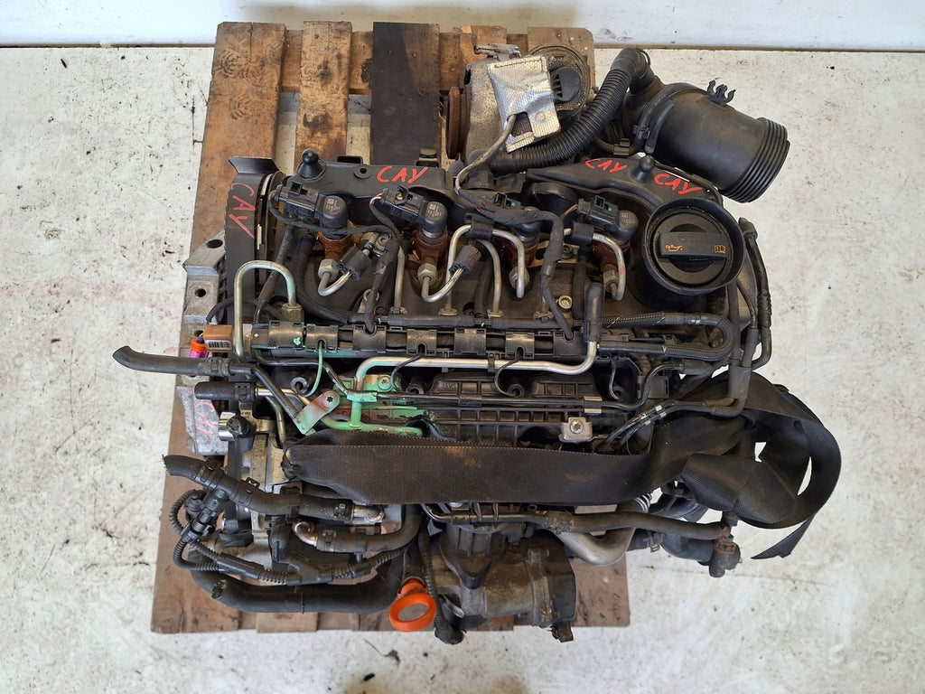 Motor Audi Seat Skoda VW CAY 1.6 TDI 105PS 207TKm Diesel Engine Unkomplett