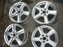 Load image into Gallery viewer, 4x Alufelge 16 Zoll 6.5" 5x112 40ET Glanz Silber KBA52707 Skoda I Rim Wheel FEL9957221956jt