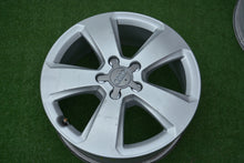 Laden Sie das Bild in den Galerie-Viewer, 4x Alufelge 17 Zoll 6.0" 5x112 48ET Glanz Silber 8V0601025C Audi Rim Wheel FEL2250239379tu