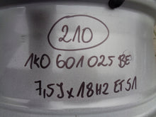 Load image into Gallery viewer, 1x Alufelge 18 Zoll 7.5" 5x112 51ET Glanz Silber 1K0601025 Mg 6 5 Golf V FEL4186567699gp