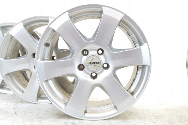 4x Alufelge 17 Zoll 8.0" 5x108 45ET Glanz Silber 80745108572 Ford I Rover FEL9333872337mu