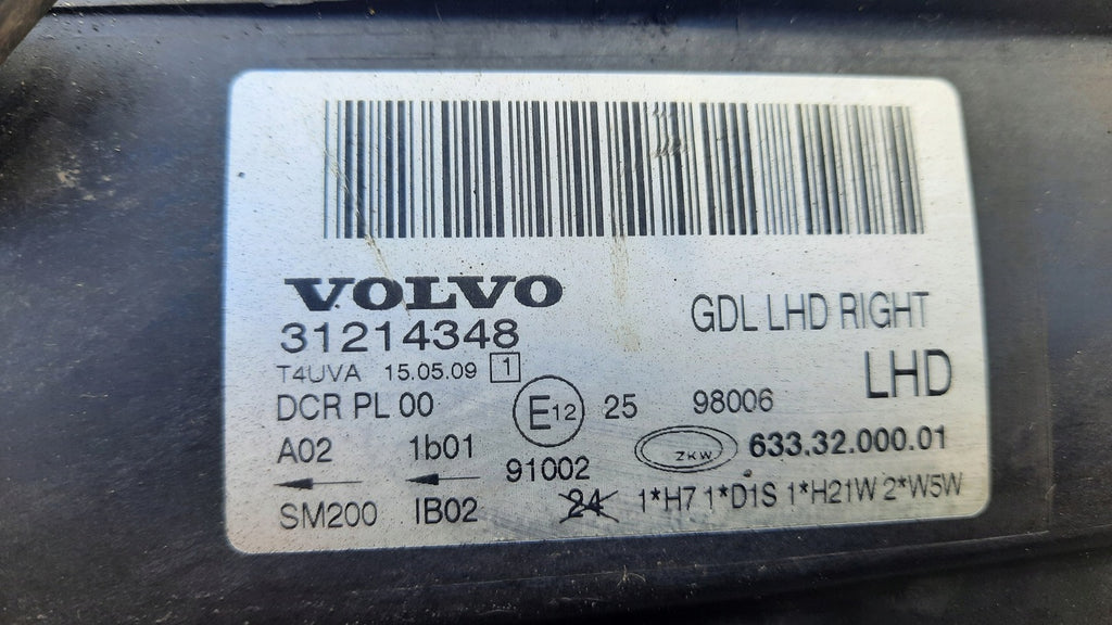 Frontscheinwerfer Volvo Xc70 31214348 Xenon Rechts Scheinwerfer Headlight SCH9459490883hm