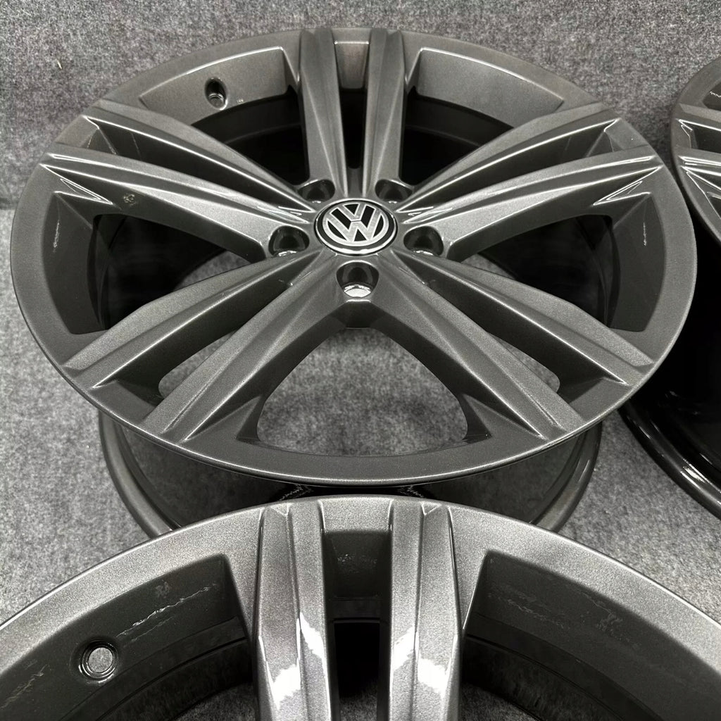 4x Alufelge 18 Zoll 8.0" 5x112 40ET Glanz Grau 3G8601025N VW Passat B8 Arteon FEL3116882320tg