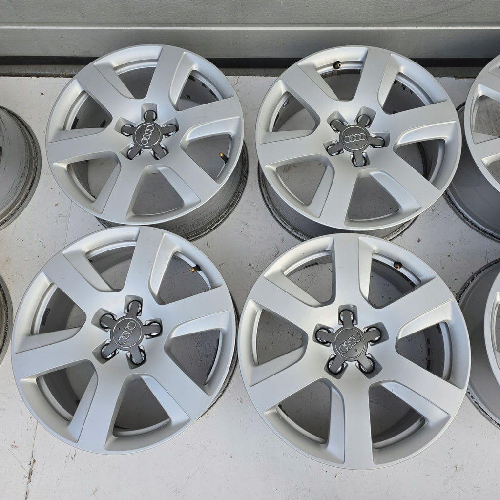4x Alufelge 17 Zoll 7.0" 5x112 25ET Glanz Silber 4G8601025H Audi C6 A4 B8 FEL6047405553ym