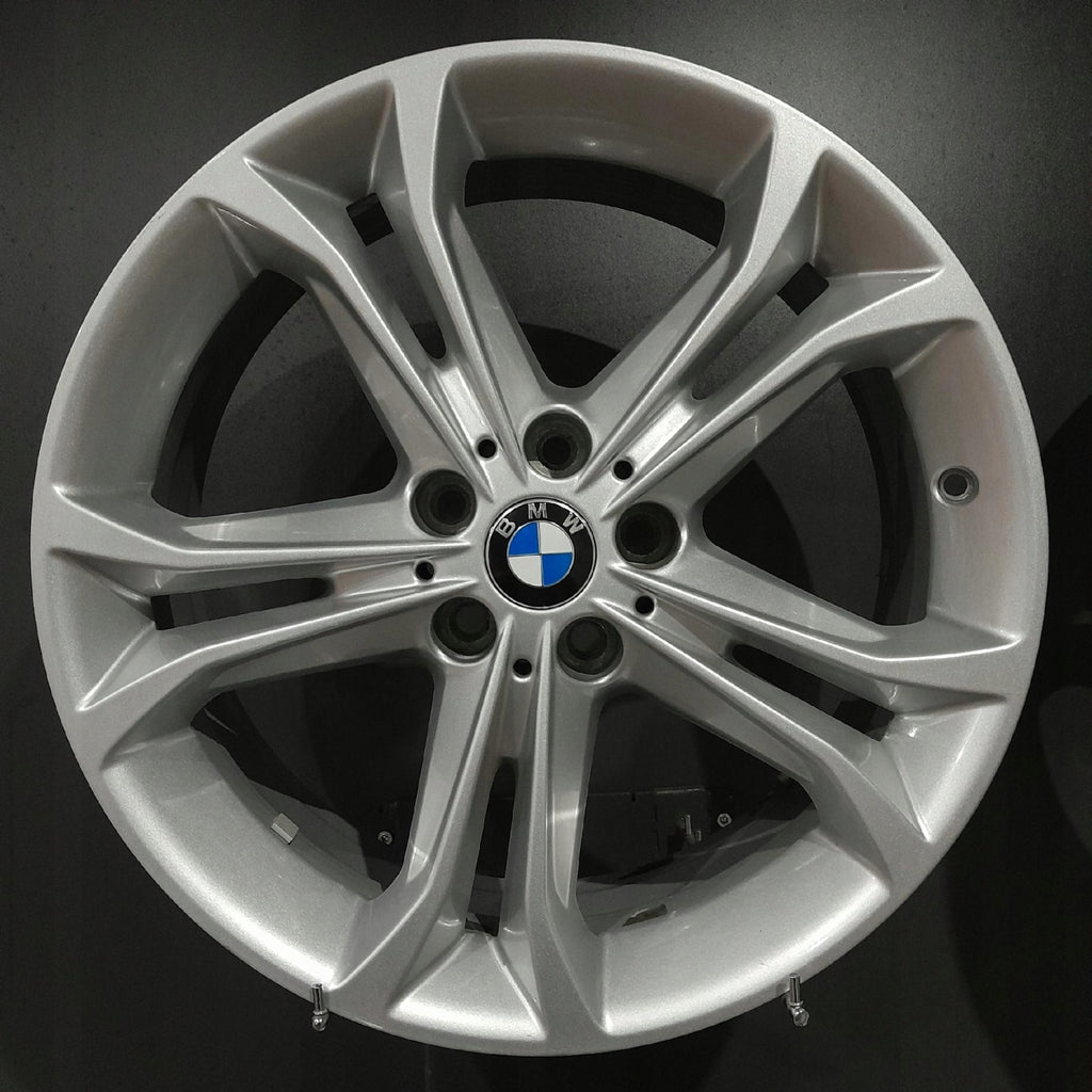 1x Alufelge 18 Zoll 7.0" 5x112 22ET Glanz Silber 6876918 BMW G01 G02 Rim Wheel FEL3822154911yy