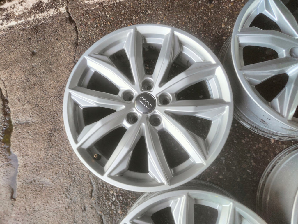 4x Alufelge 17 Zoll 7.0" 5x112 34ET Glanz Silber 80A601025J Audi Rim Wheel FEL3828184443rx