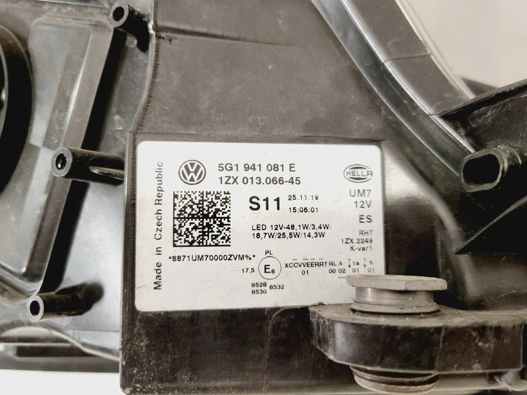 Frontscheinwerfer VW Golf VII 5g1 5G1941081E LED Links Scheinwerfer Headlight SCH4127402093ek