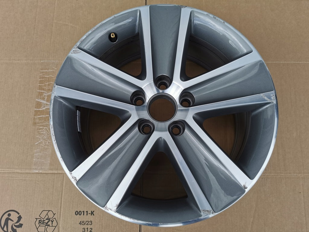 1x Alufelge 17 Zoll 7.5" 5x112 47ET Glanz Graphit 5M0601025A Mg Golf V Plus FEL6485157162tj