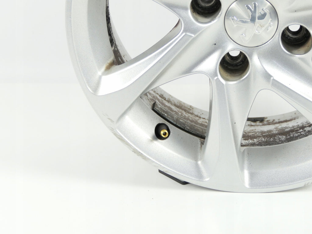 1x Alufelge 15 Zoll 6.0" 4x108 Schwarz 9673773577 Peugeot 208 Hatchback I FEL1029117200mn