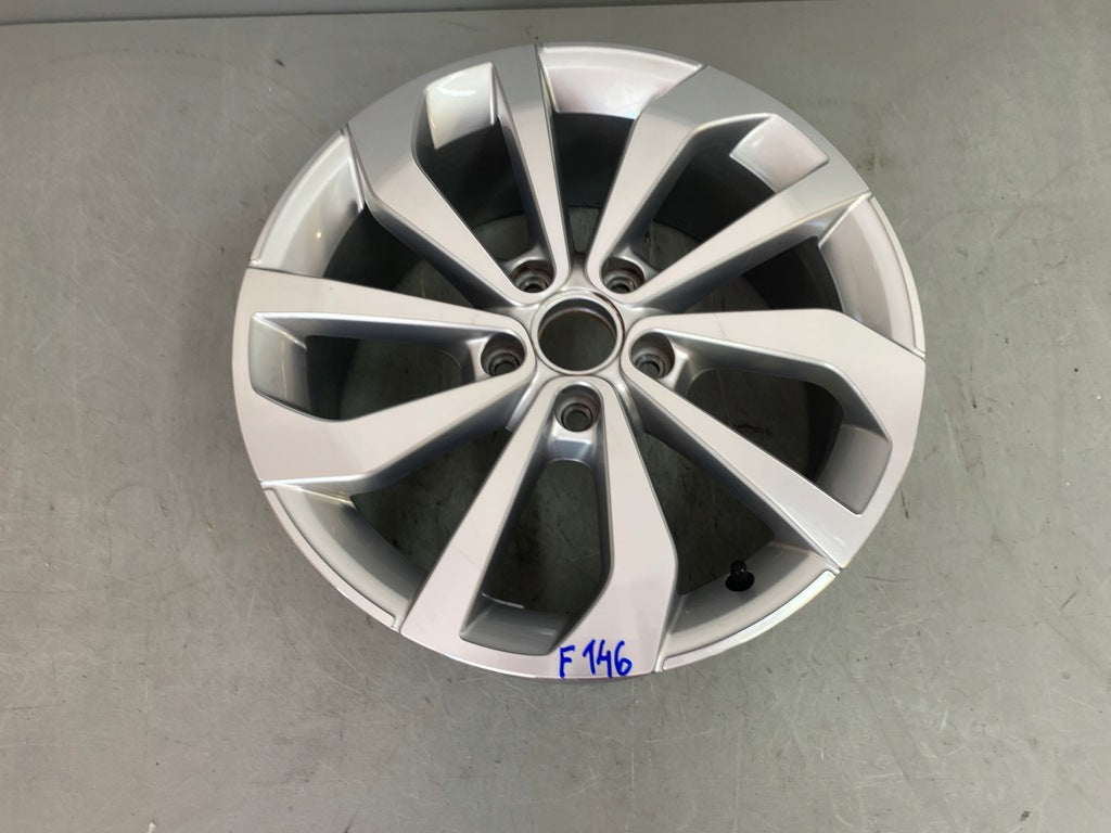 1x Alufelge 17 Zoll 7.0" 5x112 45ET Glanz Schwarz 2GA601025AG VW T-Roc Rim Wheel FEL4672947244ow