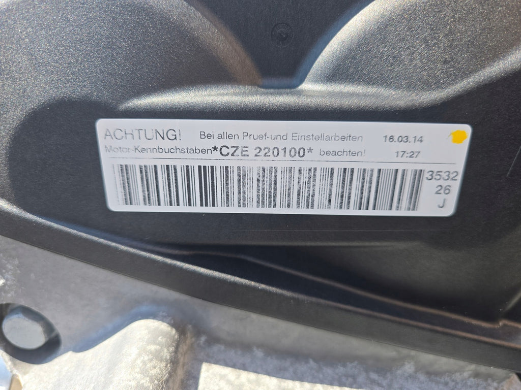 Motor Audi A3 CZEA 1.4 TSI 150PS 110kW 58TKm Benzin Engine Unkomplett