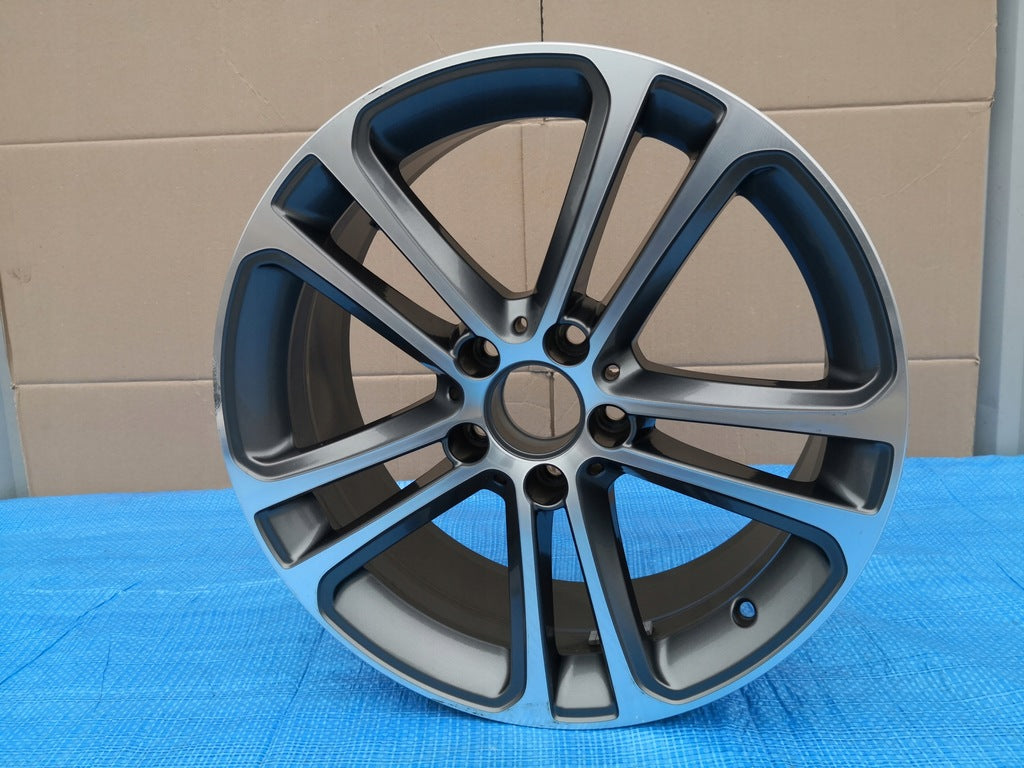 1x Alufelge 18 Zoll 7.5" 5x112 40ET Glanz Grau A2064016400 Mercedes-Benz W206 Mg FEL6404036566wj