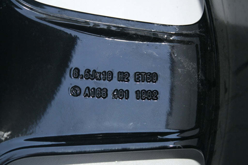 4x Alufelge 19 Zoll 8.5" 5x112 59ET Glanz Schwarz A1664011902 Mercedes-Benz Vito FEL9194814541zs