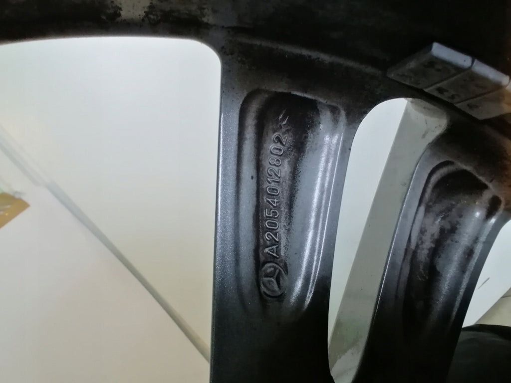 1x Alufelge 18 Zoll 7.5" 5x112 44ET Glanz Graphit A2054012802 Mercedes-Benz Mg FEL6493433941gk