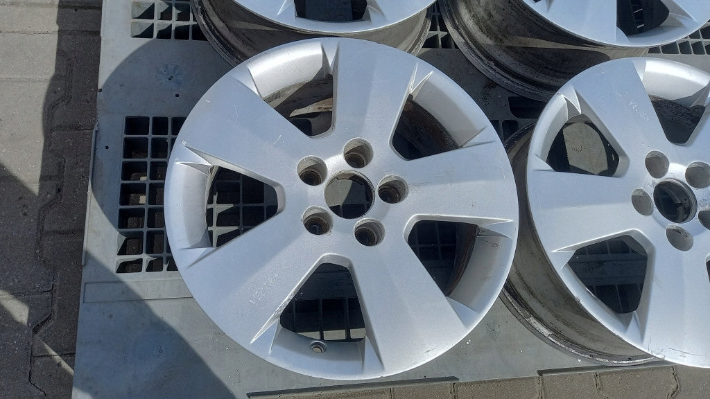 4x Alufelge 16 Zoll 6.5" 5x110 41ET Glanz Silber 09179595 Opel Rim Wheel FEL2603810980bx