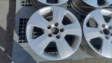 Laden Sie das Bild in den Galerie-Viewer, 4x Alufelge 16 Zoll 6.5" 5x110 41ET Glanz Silber 09179595 Opel Rim Wheel FEL2603810980bx