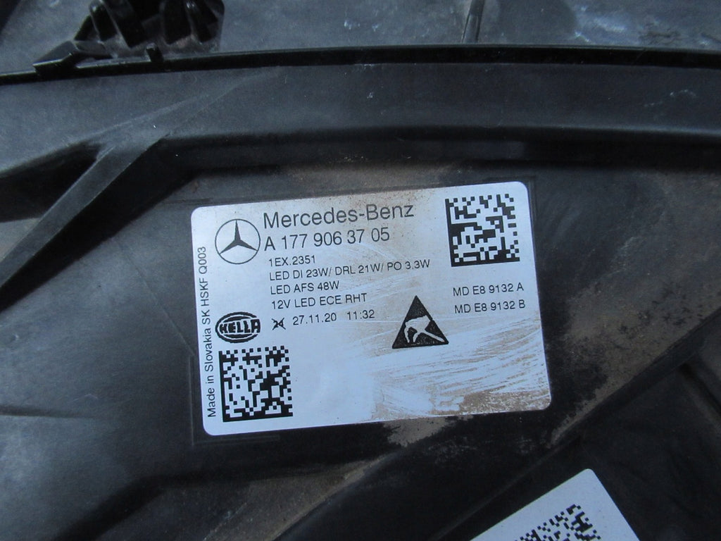 Frontscheinwerfer Mercedes-Benz W177 A1779063705 LED Links Headlight SCH5984603356qi