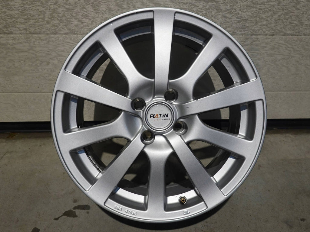 1x Alufelge 16 Zoll 7.0" 4x100 35ET Glanz Silber KBA47636 Dacia Sandero Ii FEL7981028996vs