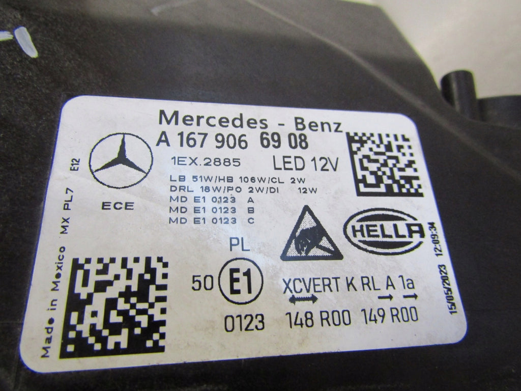 Frontscheinwerfer Mercedes-Benz Gle A1679066908 LED Links Scheinwerfer Headlight SCH3568111832xm