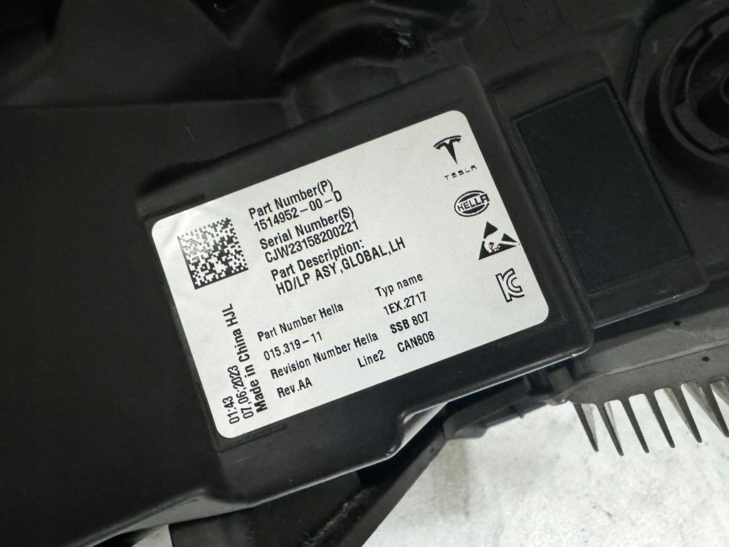 Frontscheinwerfer Tesla 3 1514952-00-D Links Scheinwerfer Headlight