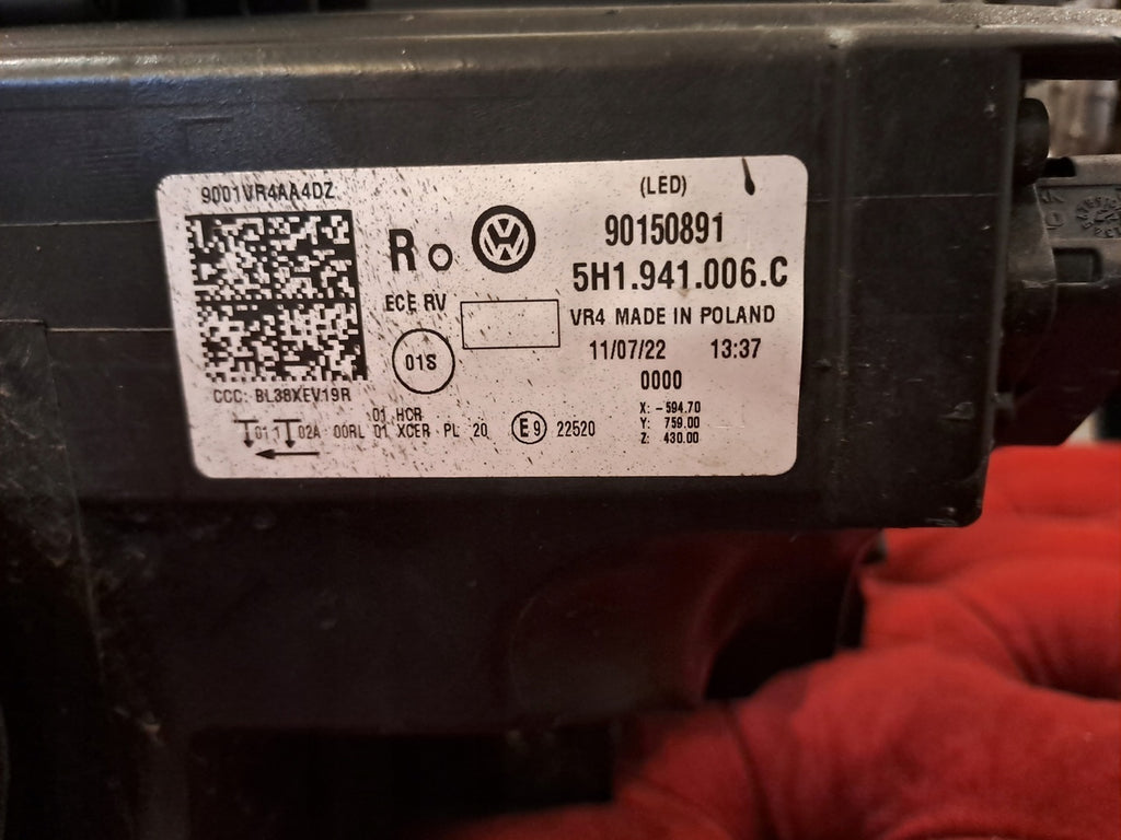 Frontscheinwerfer VW Golf VIII 5H1941006C 5G1941751 LED Rechts Headlight SCH8570160569sl