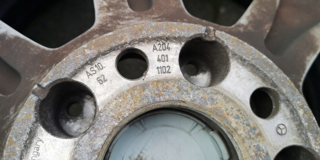 1x Alufelge 16 Zoll 7.0" 5x112 43ET Glanz Silber A2044011102 Mercedes-Benz W204 FEL7530384416hv