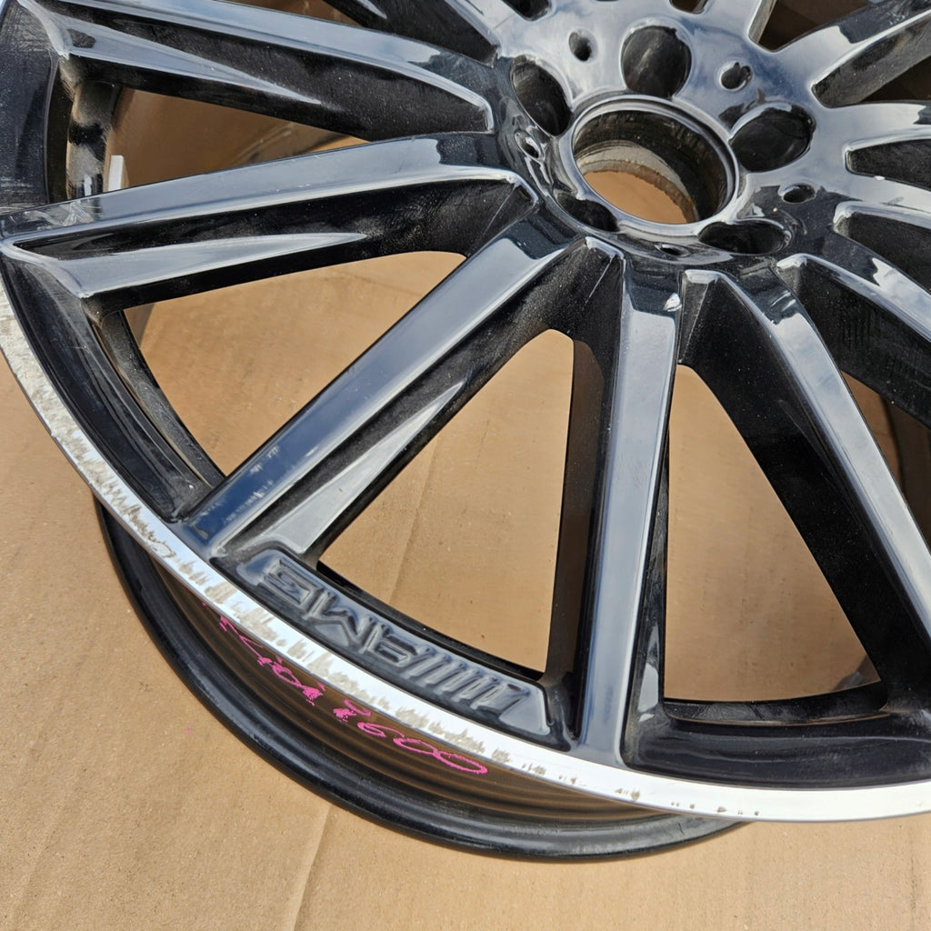 1x Alufelge 20 Zoll 8.0" 5x112 48ET Glanz Schwarz A2474011600 Mercedes-Benz Glb FEL4102150597bt